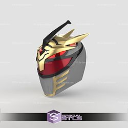 Cosplay STL Files Lord Drakkon Helmet 3D Print Wearable