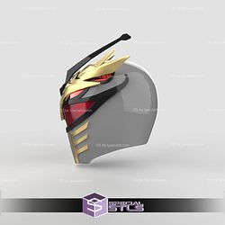 Cosplay STL Files Lord Drakkon Helmet 3D Print Wearable