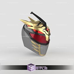 Cosplay STL Files Lord Drakkon Helmet 3D Print Wearable