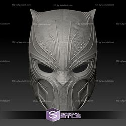 Cosplay STL Files Killmonger Mask Black Panther 3D Print Wearable