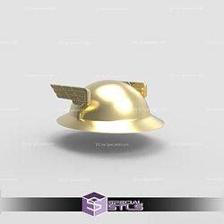 Cosplay STL Files Jay Garrick Flash Helmet 3D Print Wearable