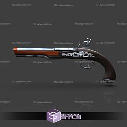 Cosplay STL Files Jack Sparrow Flintlock Pistol