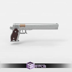 Cosplay STL Files Hellsing Alucard Pistols 3D Print Wearable