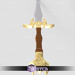 Cosplay STL Files Heimdall Sword Thor 3D Print Wearable