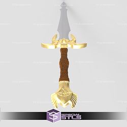 Cosplay STL Files Heimdall Sword Thor 3D Print Wearable