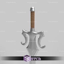 Cosplay STL Files He-Man Weapons Pack 3D Print Wearable