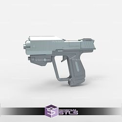 Cosplay STL Files Halo M6G Magnum