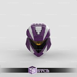 Cosplay STL Files Halo 4 Scout Helmet 3D Print Wearable