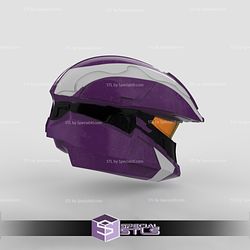 Cosplay STL Files Halo 4 Scout Helmet 3D Print Wearable