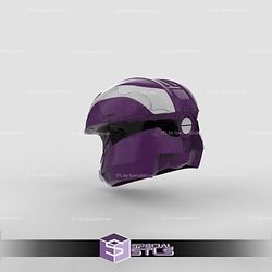 Cosplay STL Files Halo 4 Scout Helmet 3D Print Wearable