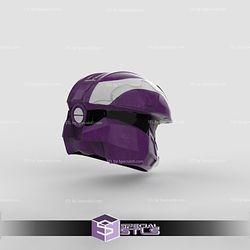 Cosplay STL Files Halo 4 Scout Helmet 3D Print Wearable