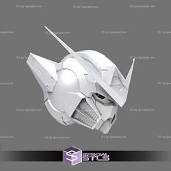 Cosplay STL Files Gundam Exia Helmet 3D Print Wearable