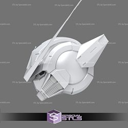 Cosplay STL Files Gundam Exia Helmet 3D Print Wearable