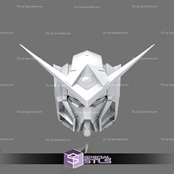 Cosplay STL Files Gundam Exia Helmet 3D Print Wearable