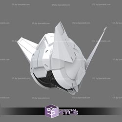 Cosplay STL Files Gundam Exia Helmet 3D Print Wearable