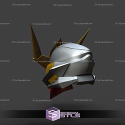 Cosplay STL Files Gundam Barbatos Helmet 3D Print Wearable