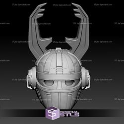 Cosplay STL Files Green Beetleborg Helmet