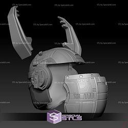 Cosplay STL Files Green Beetleborg Helmet