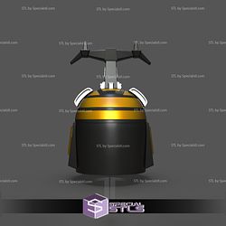 Cosplay STL Files Gold Metallic Beetleborg Helmet