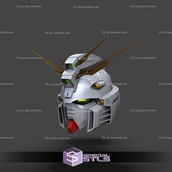 Cosplay STL Files God Gundam Helmet 3D Print Wearable