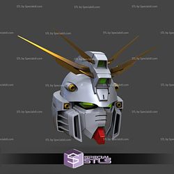 Cosplay STL Files God Gundam Helmet 3D Print Wearable