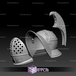 Cosplay STL Files Gladiator Murmillo Helmet Wearable 3D Print