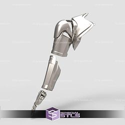 Cosplay STL Files Full Metal Alchemist Edward Elric Arm 3D Print Wearable