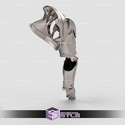 Cosplay STL Files Full Metal Alchemist Edward Elric Arm 3D Print Wearable