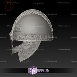 Cosplay STL Files Eowyn Helmet Lord of the Ring 3D Printing Figurine