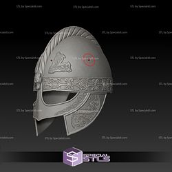 Cosplay STL Files Eowyn Helmet Lord of the Ring 3D Printing Figurine