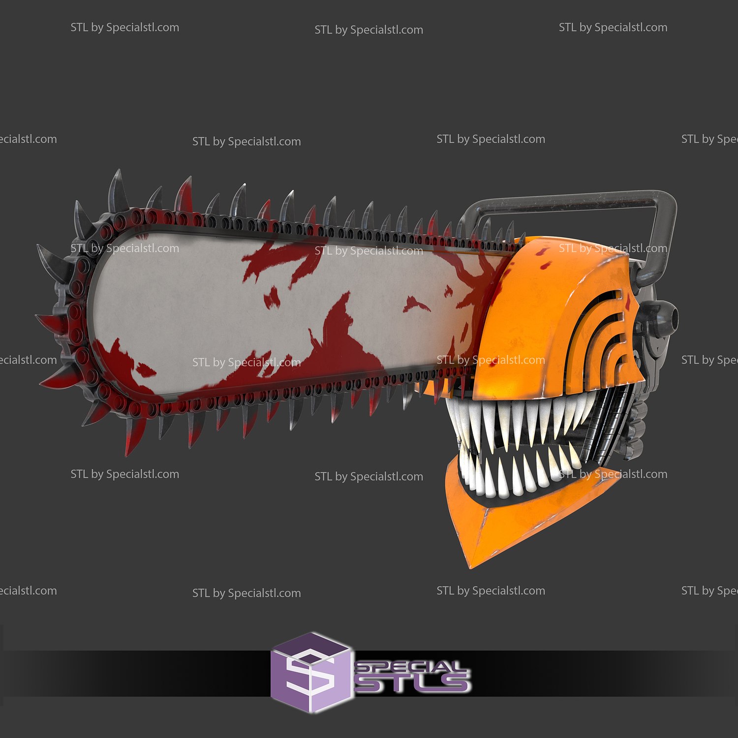 STL file Chainsaw man helmet / Cosplay Denji / mask / helmet 🪚・Template to  download and 3D print・Cults