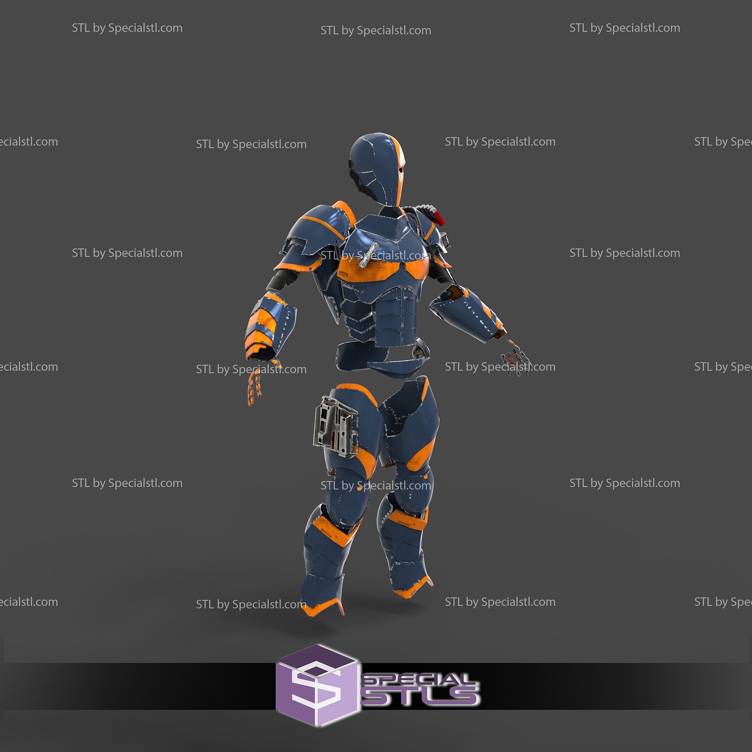 Cosplay STL Files Deathstroke Arkham Series Armor 3D Print Wearable