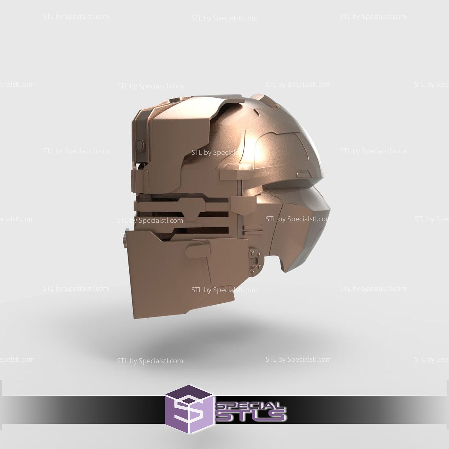 Cosplay STL Files Dead Space Isaac Helmet 3D Print Wearable