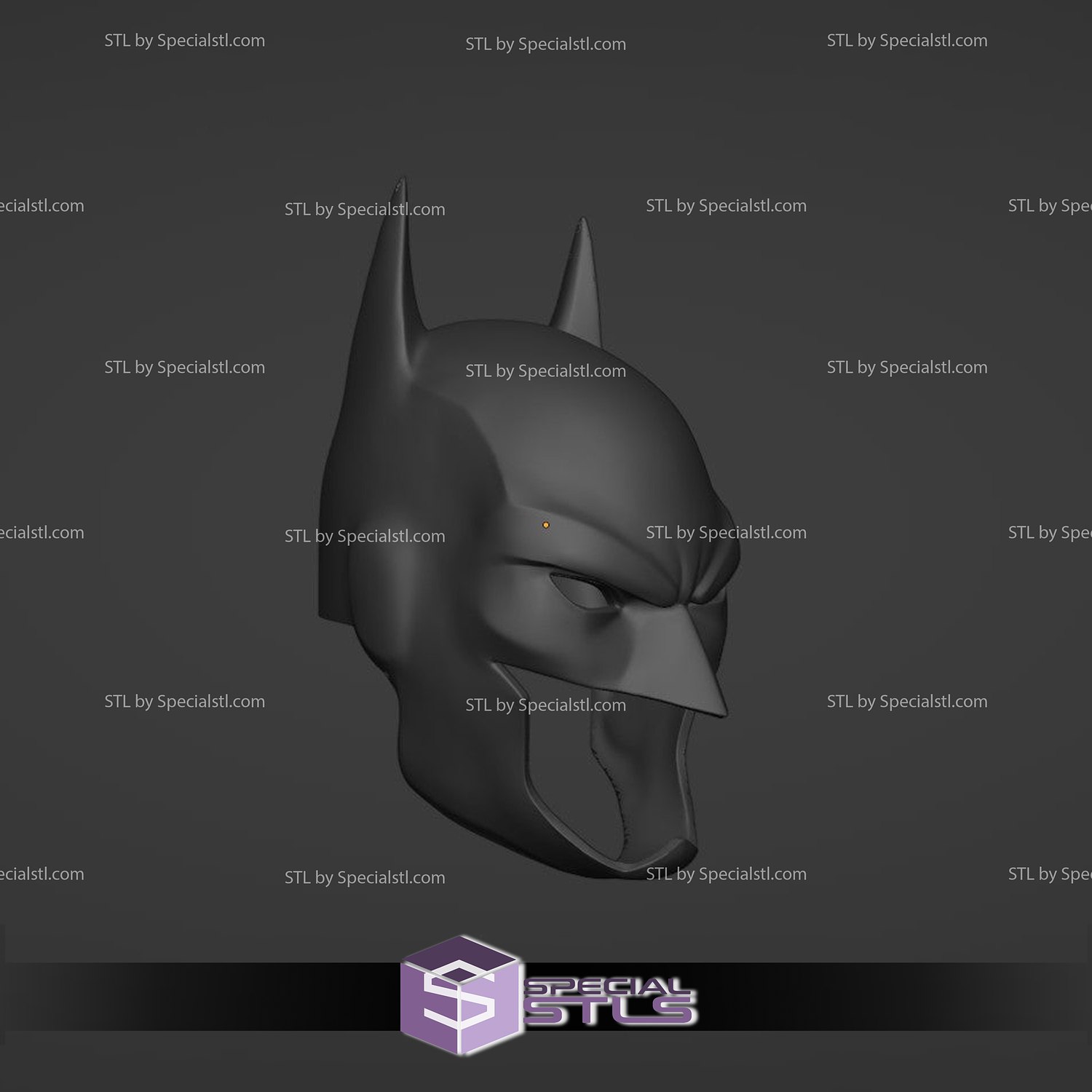 Cosplay STL Files DCAU Batman Helmet 3D Print Wearable