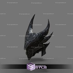 Cosplay STL Files Daedric Helmet 3D Print Wearable Skyrim The Game