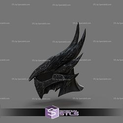 Cosplay STL Files Daedric Helmet 3D Print Wearable Skyrim The Game