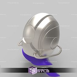 Cosplay STL Files Cerebro Helmet 3D Print Wearable