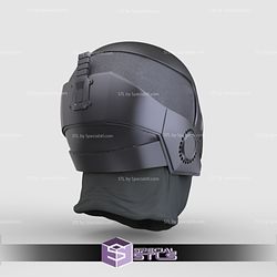 Cosplay STL Files Black Noir Helmet The Boys 3D Print Wearable