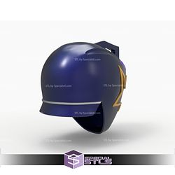 Cosplay STL Files Black Dino Thunder Power Ranger Helmet 3D Print Wearable
