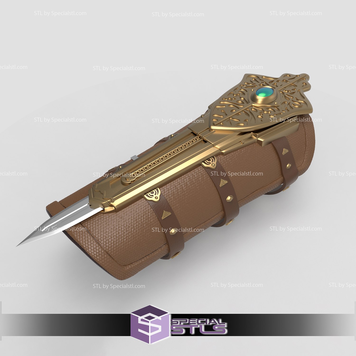 Cosplay STL Files Assassins Creed Hidden Blade 3D Print Wearable