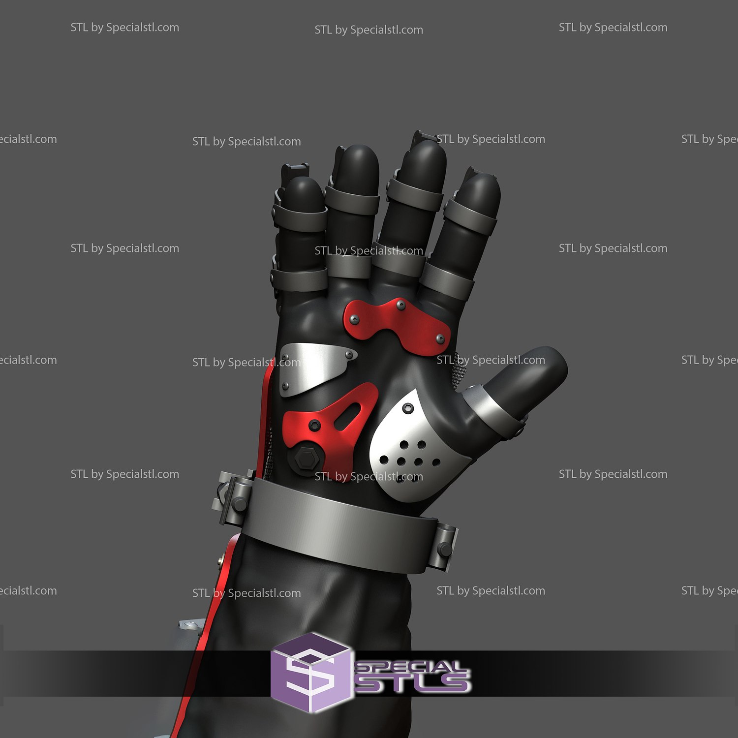 Cosplay STL Files Ash Evil Dead Power Glove 3D Print Wearable