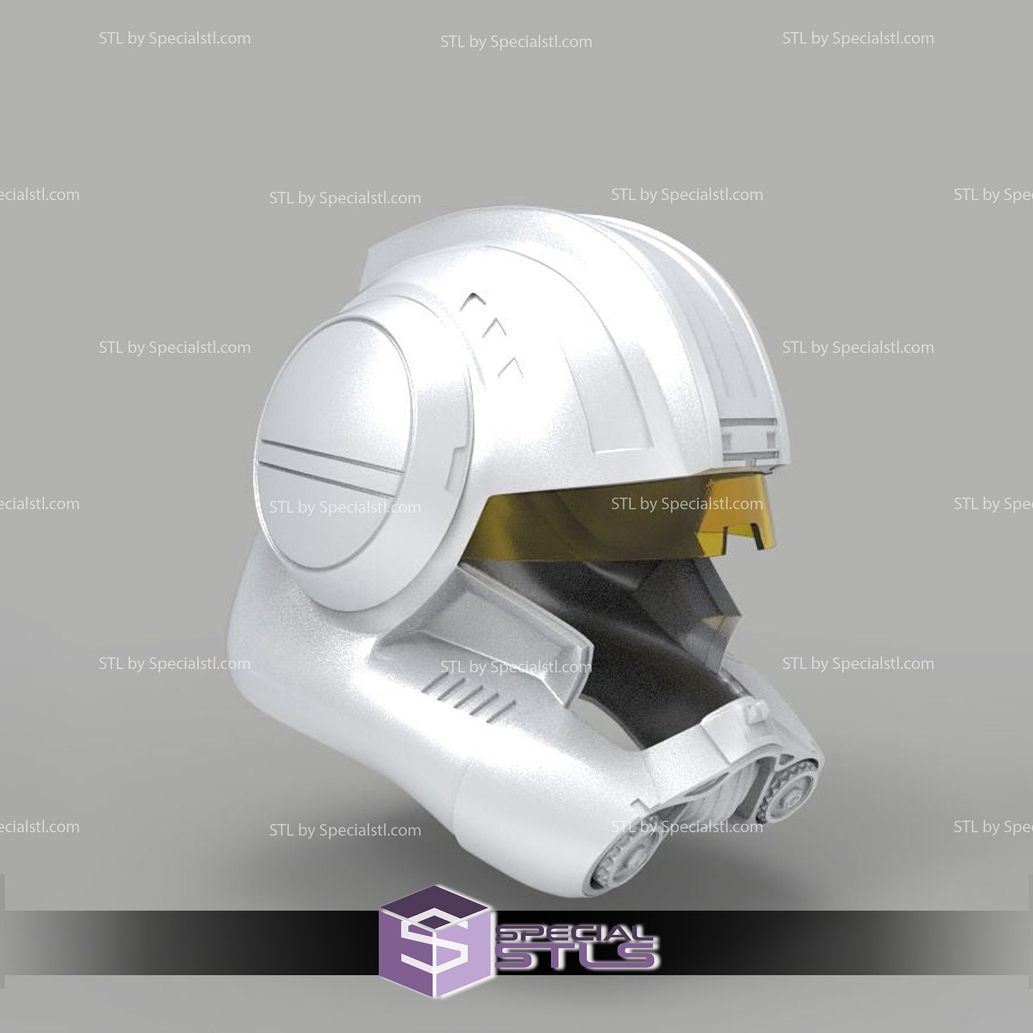 Cosplay STL Files ARC170 Pilot Helmet Starwars 3D Print Wearable