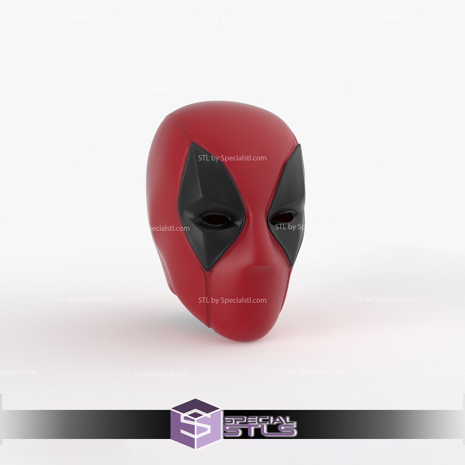 Cosplay STL Files Deadpool Mask 3D Print Wearable