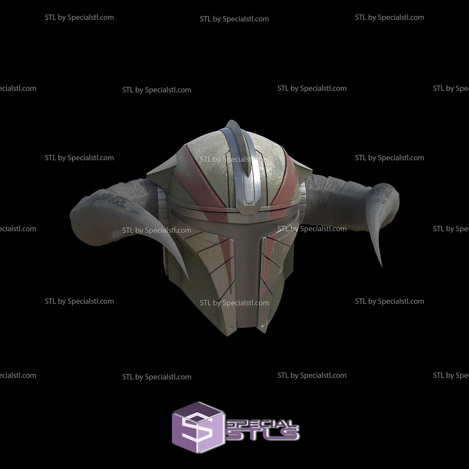 Cosplay STL Files Dragon Mando Helmet Wearable