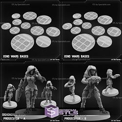 July 2023 SciFi PapSikels Miniatures