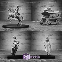 July 2023 Set 81 Fantasy Wild West Epic Miniatures