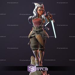 Ahsoka Tano V7 STL Files Starwars 3D Printing Figurine