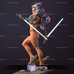 Ahsoka Tano V7 STL Files Starwars 3D Printing Figurine