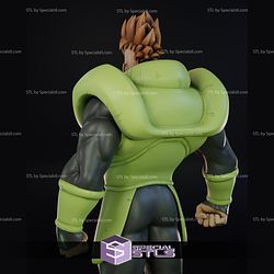 Android 16 Standing 3D Printing Model Dragonball STL Files