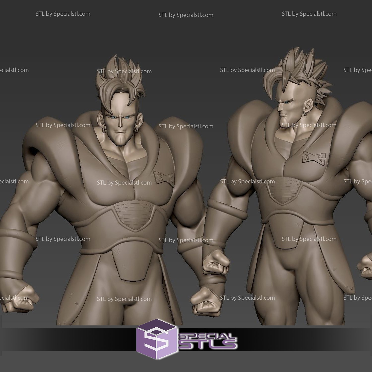 ANDROID 16 DRAGONBALL Z STL FILES 3D model 3D printable